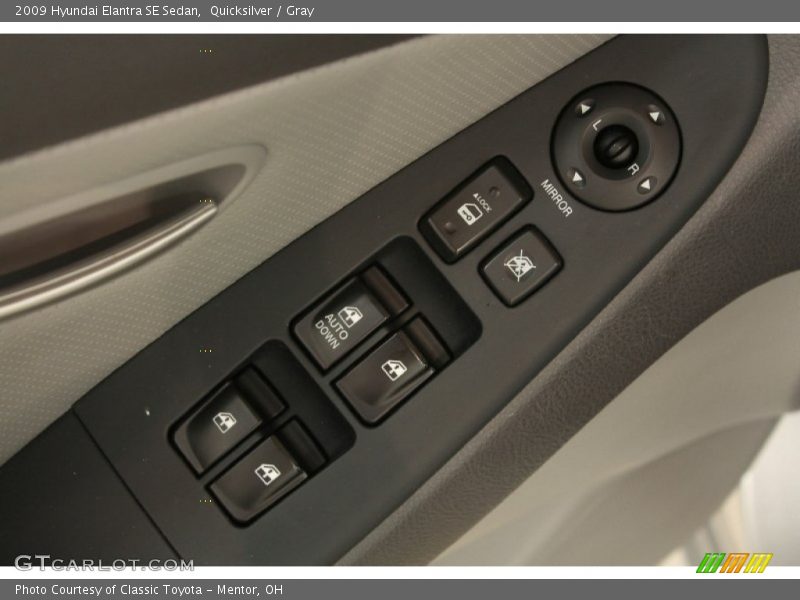 Quicksilver / Gray 2009 Hyundai Elantra SE Sedan