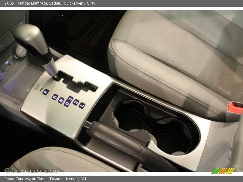Quicksilver / Gray 2009 Hyundai Elantra SE Sedan
