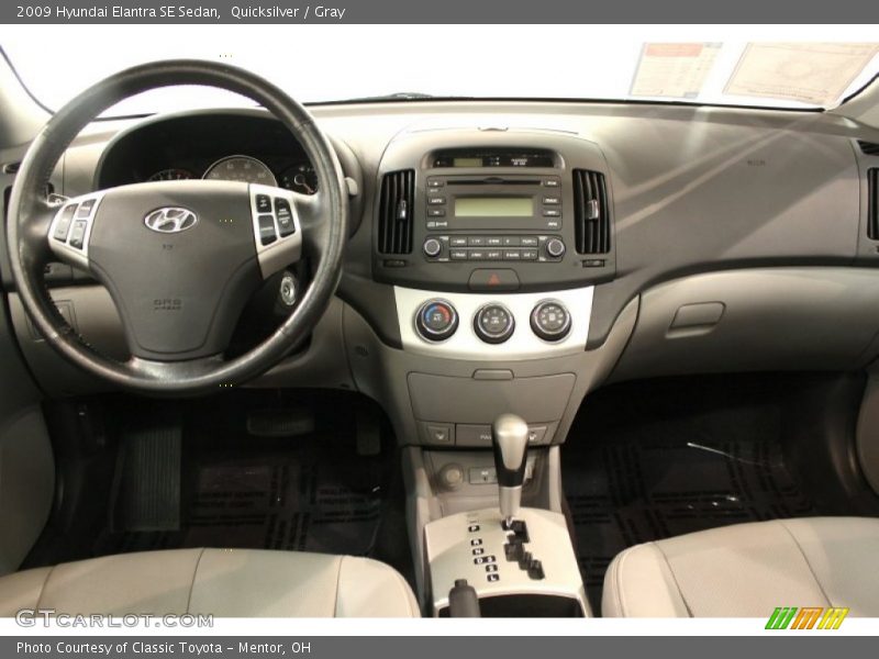 Quicksilver / Gray 2009 Hyundai Elantra SE Sedan