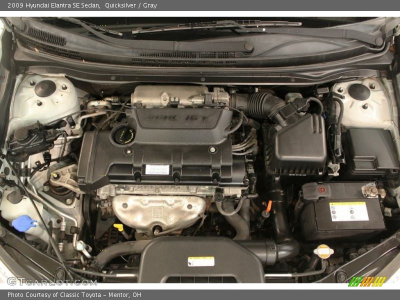 Quicksilver / Gray 2009 Hyundai Elantra SE Sedan