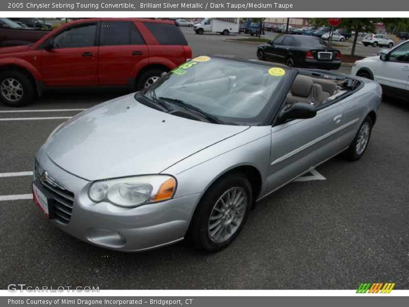 Brilliant Silver Metallic / Dark Taupe/Medium Taupe 2005 Chrysler Sebring Touring Convertible