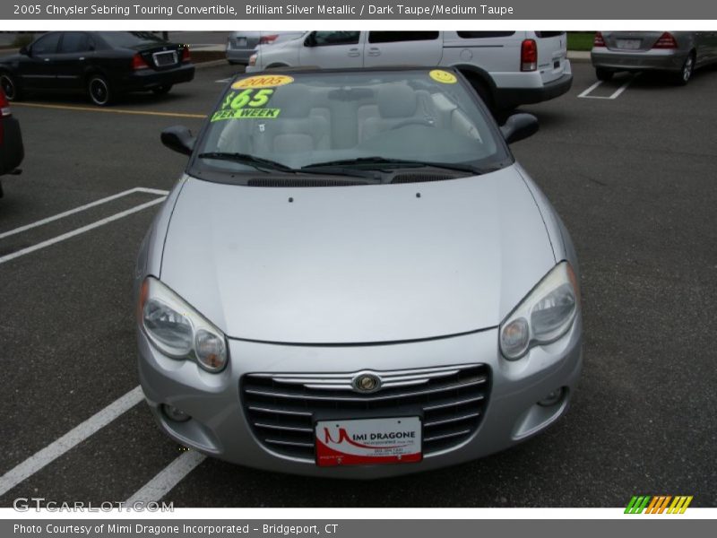Brilliant Silver Metallic / Dark Taupe/Medium Taupe 2005 Chrysler Sebring Touring Convertible