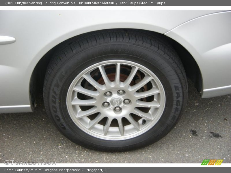Brilliant Silver Metallic / Dark Taupe/Medium Taupe 2005 Chrysler Sebring Touring Convertible