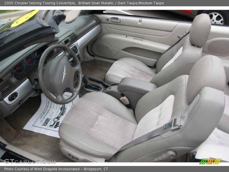 Brilliant Silver Metallic / Dark Taupe/Medium Taupe 2005 Chrysler Sebring Touring Convertible