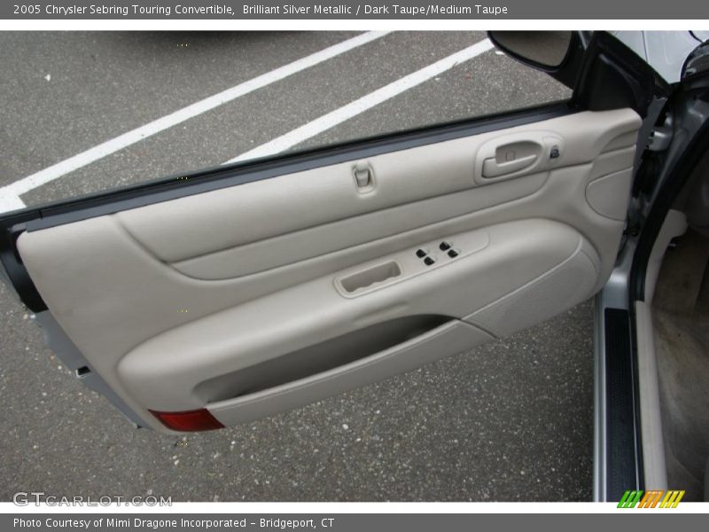 Brilliant Silver Metallic / Dark Taupe/Medium Taupe 2005 Chrysler Sebring Touring Convertible