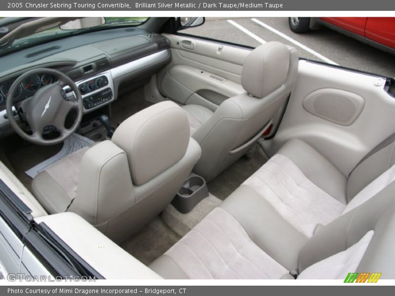 Brilliant Silver Metallic / Dark Taupe/Medium Taupe 2005 Chrysler Sebring Touring Convertible