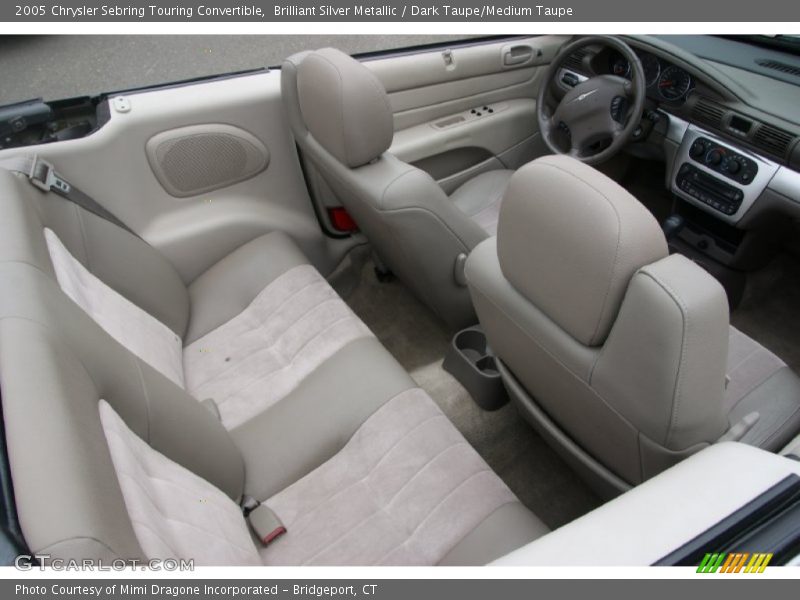 Brilliant Silver Metallic / Dark Taupe/Medium Taupe 2005 Chrysler Sebring Touring Convertible