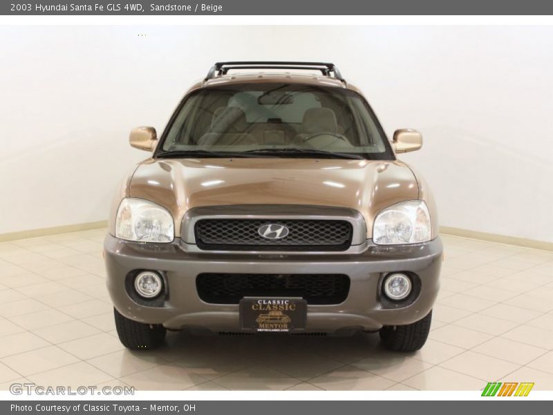 Sandstone / Beige 2003 Hyundai Santa Fe GLS 4WD