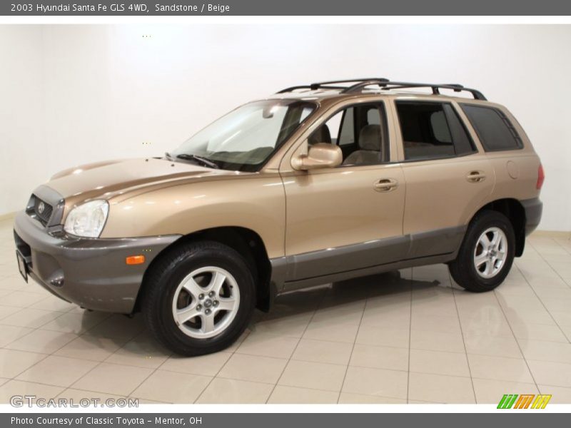 Sandstone / Beige 2003 Hyundai Santa Fe GLS 4WD
