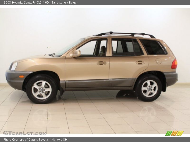 Sandstone / Beige 2003 Hyundai Santa Fe GLS 4WD