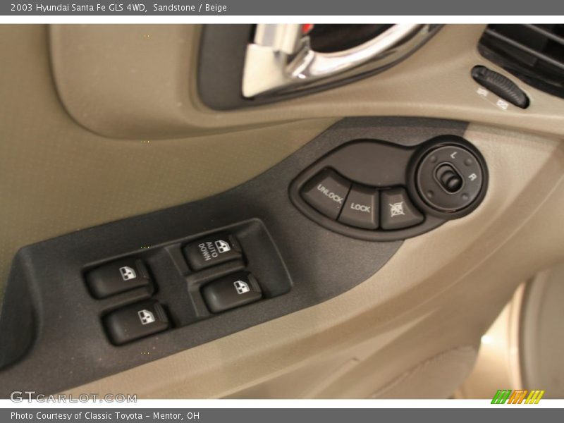 Sandstone / Beige 2003 Hyundai Santa Fe GLS 4WD