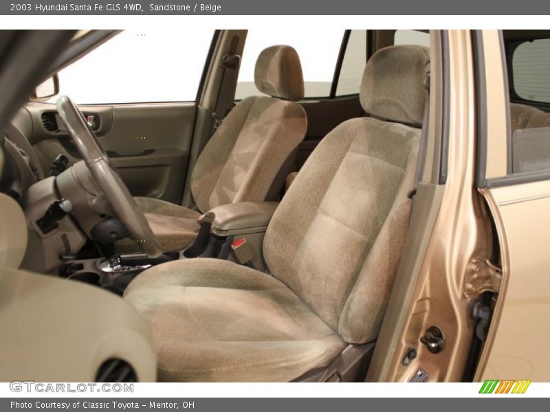Sandstone / Beige 2003 Hyundai Santa Fe GLS 4WD