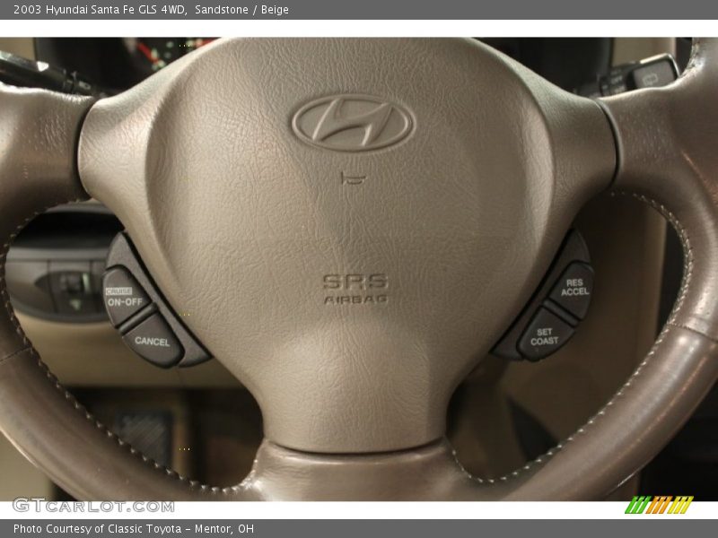 Sandstone / Beige 2003 Hyundai Santa Fe GLS 4WD
