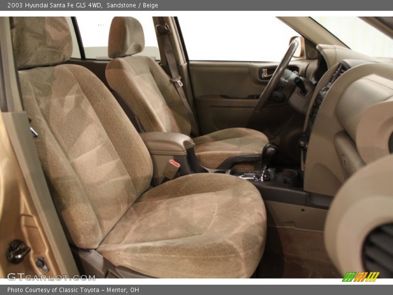 Sandstone / Beige 2003 Hyundai Santa Fe GLS 4WD