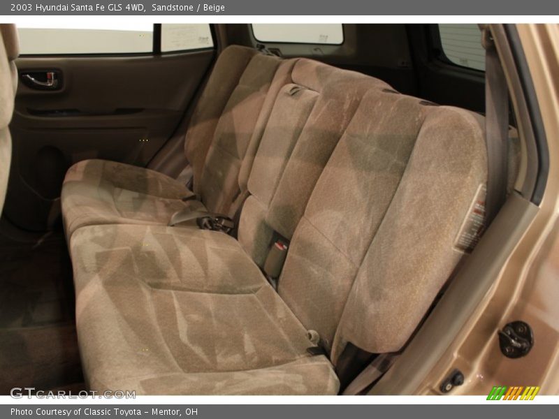Sandstone / Beige 2003 Hyundai Santa Fe GLS 4WD