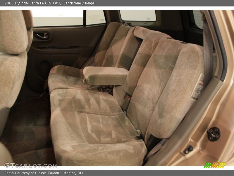 Sandstone / Beige 2003 Hyundai Santa Fe GLS 4WD