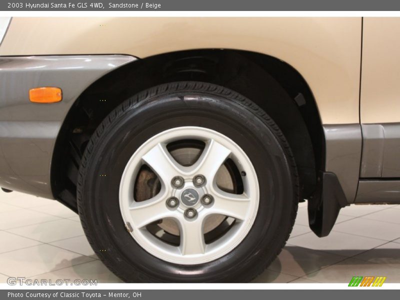 Sandstone / Beige 2003 Hyundai Santa Fe GLS 4WD