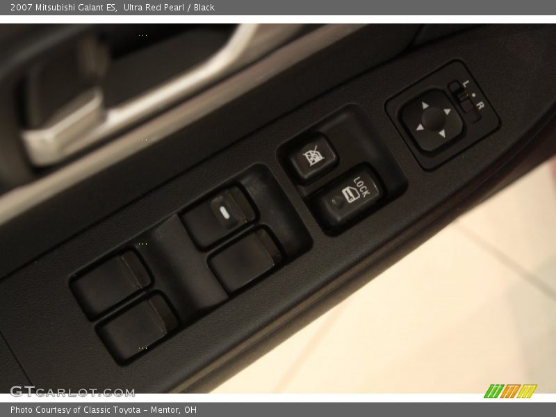 Ultra Red Pearl / Black 2007 Mitsubishi Galant ES