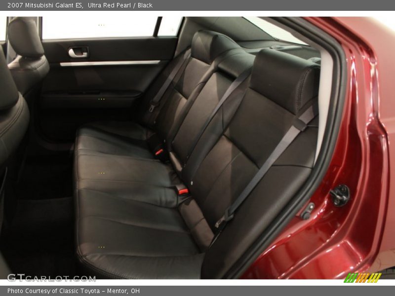 Ultra Red Pearl / Black 2007 Mitsubishi Galant ES