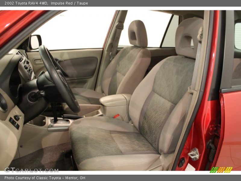 Impulse Red / Taupe 2002 Toyota RAV4 4WD