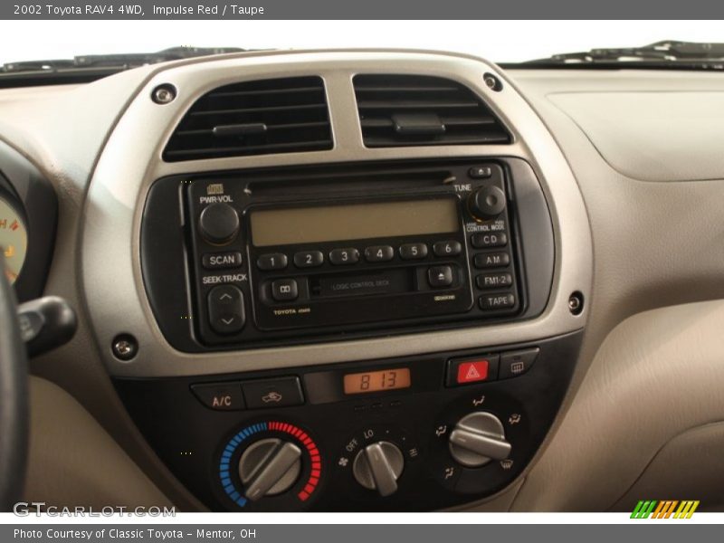 Impulse Red / Taupe 2002 Toyota RAV4 4WD