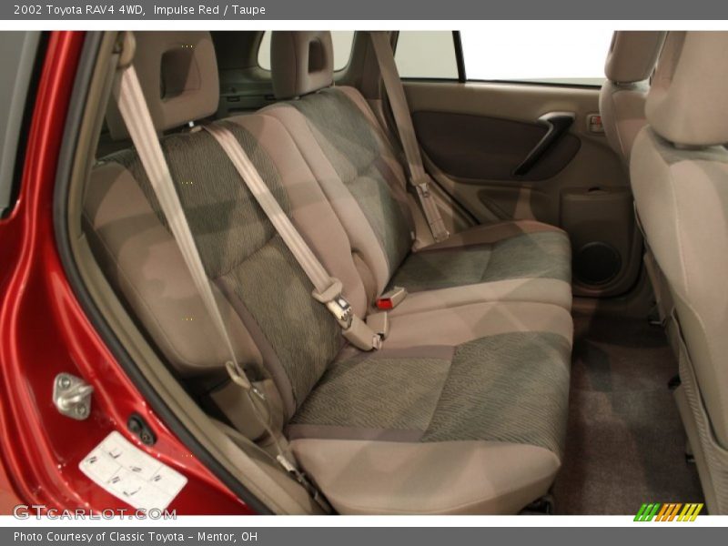 Impulse Red / Taupe 2002 Toyota RAV4 4WD