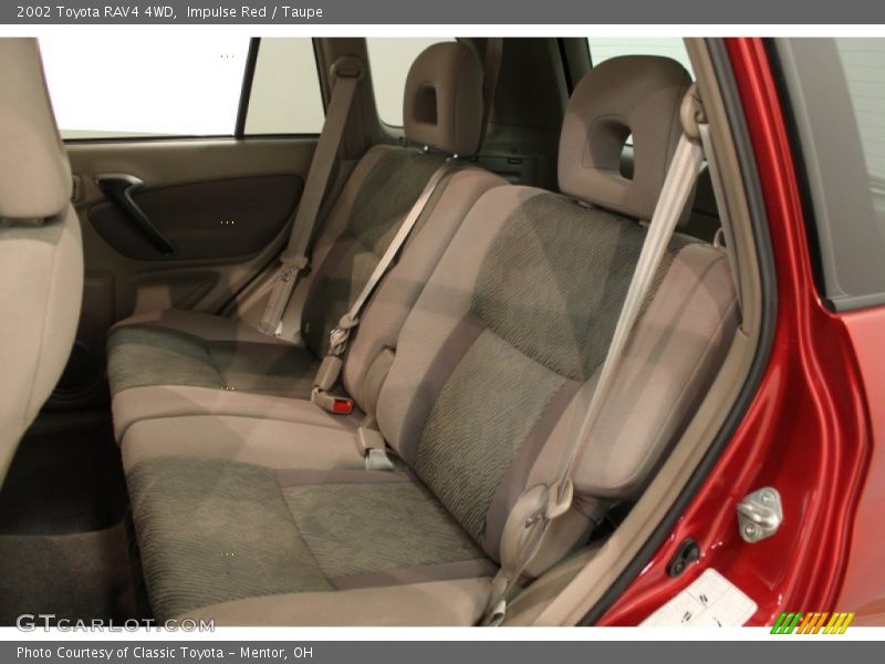 Impulse Red / Taupe 2002 Toyota RAV4 4WD