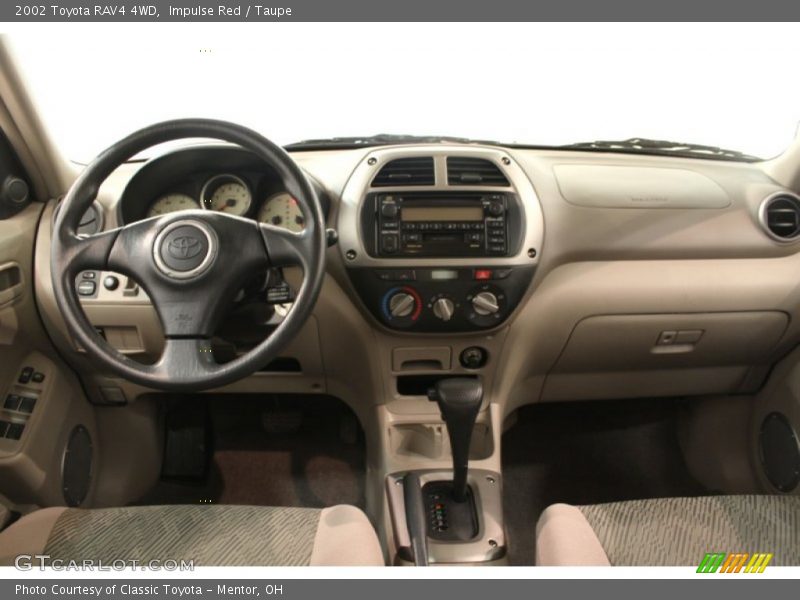 Impulse Red / Taupe 2002 Toyota RAV4 4WD