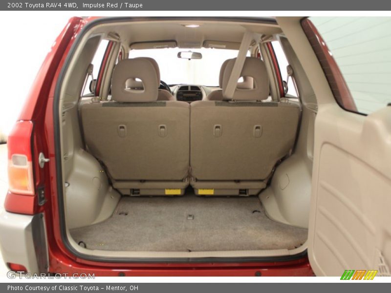Impulse Red / Taupe 2002 Toyota RAV4 4WD
