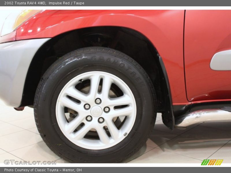 Impulse Red / Taupe 2002 Toyota RAV4 4WD