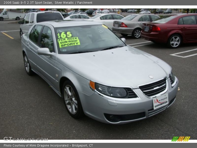 Silver Metallic / Parchment 2006 Saab 9-5 2.3T Sport Sedan