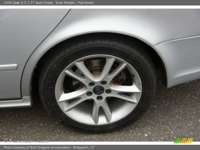 Silver Metallic / Parchment 2006 Saab 9-5 2.3T Sport Sedan