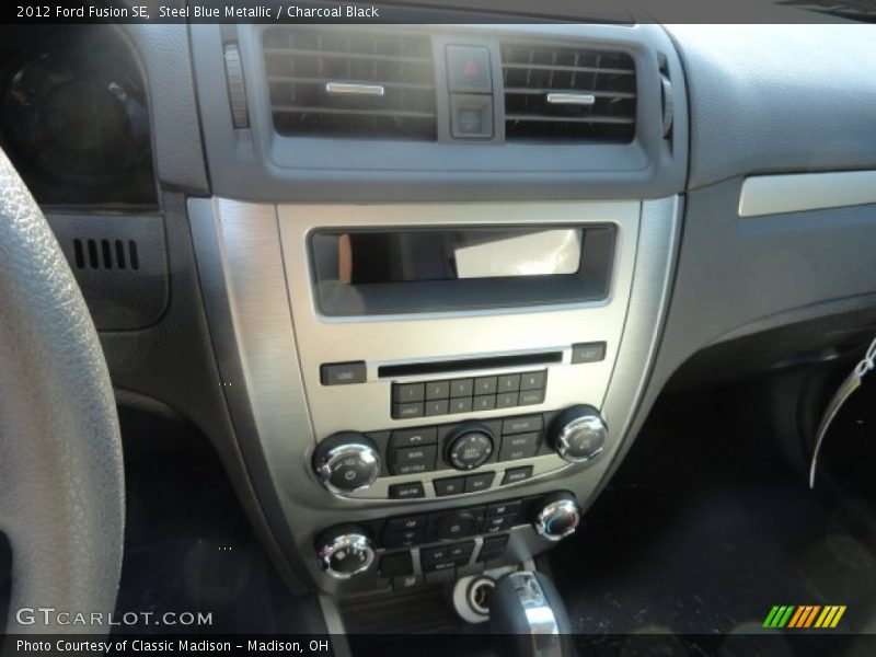 Steel Blue Metallic / Charcoal Black 2012 Ford Fusion SE