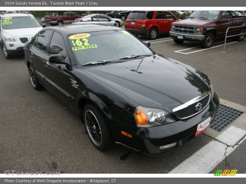 Tuxedo Black Pearl / Gray 2004 Suzuki Verona EX