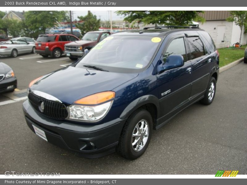 Indigo Blue Metallic / Gray 2003 Buick Rendezvous CXL AWD