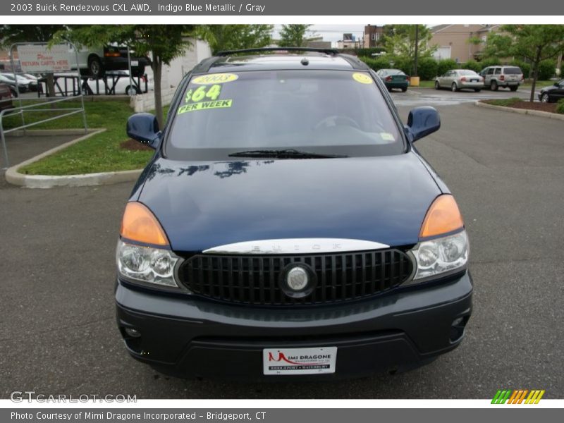 Indigo Blue Metallic / Gray 2003 Buick Rendezvous CXL AWD