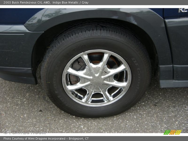 Indigo Blue Metallic / Gray 2003 Buick Rendezvous CXL AWD