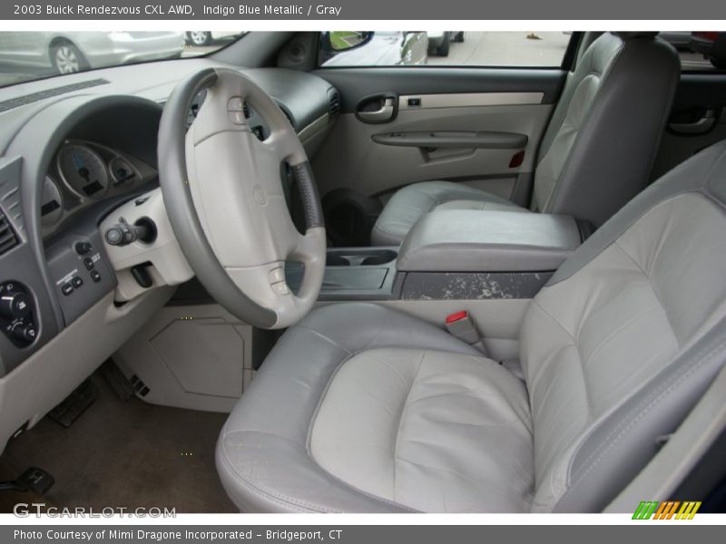 Indigo Blue Metallic / Gray 2003 Buick Rendezvous CXL AWD