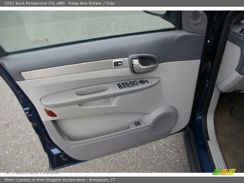 Indigo Blue Metallic / Gray 2003 Buick Rendezvous CXL AWD