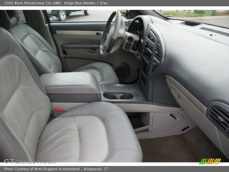 Indigo Blue Metallic / Gray 2003 Buick Rendezvous CXL AWD