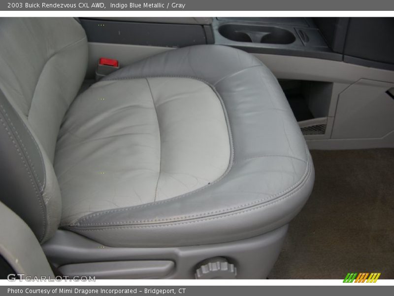 Indigo Blue Metallic / Gray 2003 Buick Rendezvous CXL AWD