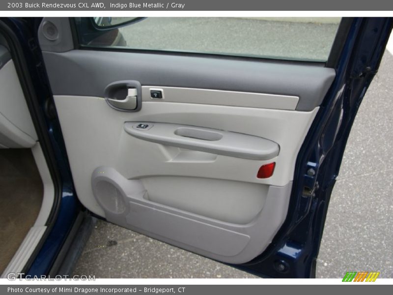 Indigo Blue Metallic / Gray 2003 Buick Rendezvous CXL AWD