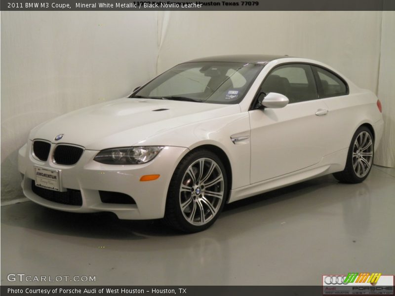 Mineral White Metallic / Black Novillo Leather 2011 BMW M3 Coupe