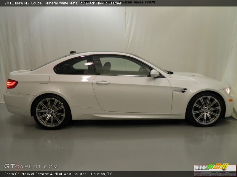 Mineral White Metallic / Black Novillo Leather 2011 BMW M3 Coupe