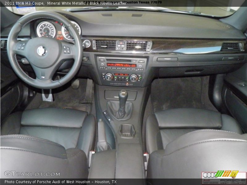Mineral White Metallic / Black Novillo Leather 2011 BMW M3 Coupe