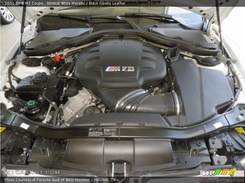 Mineral White Metallic / Black Novillo Leather 2011 BMW M3 Coupe