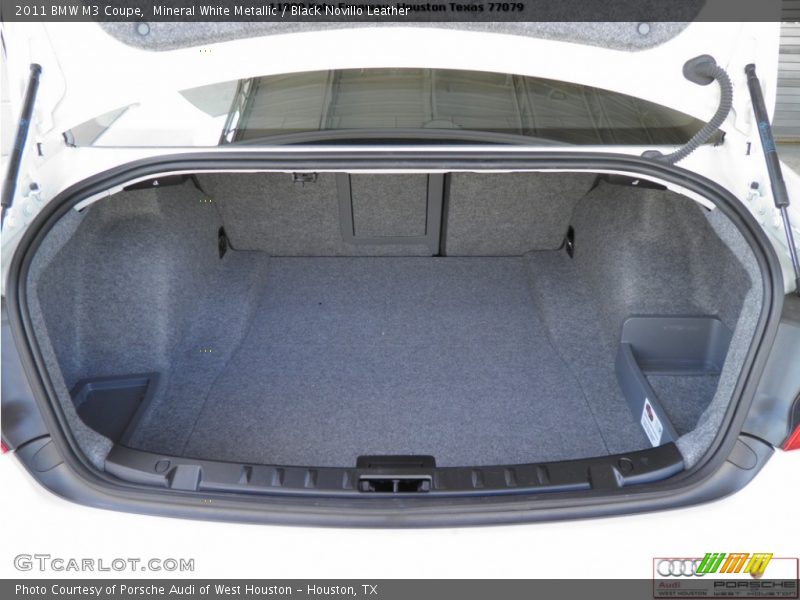 Mineral White Metallic / Black Novillo Leather 2011 BMW M3 Coupe
