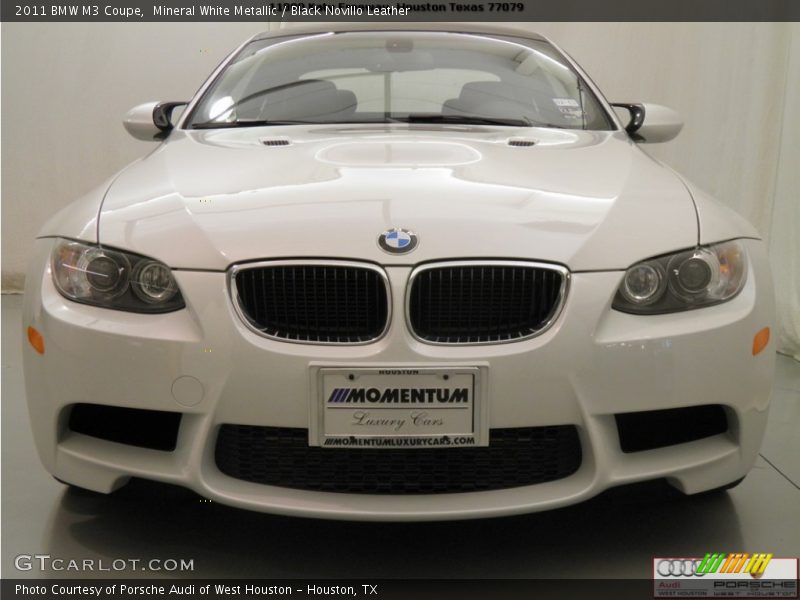Mineral White Metallic / Black Novillo Leather 2011 BMW M3 Coupe