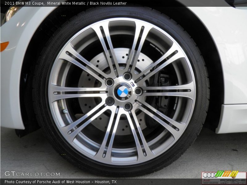 Mineral White Metallic / Black Novillo Leather 2011 BMW M3 Coupe