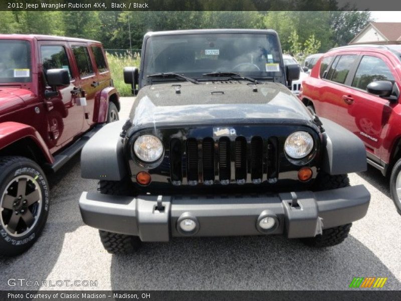 Black / Black 2012 Jeep Wrangler Rubicon 4X4